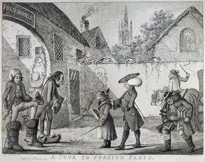 Um tour pelas partes estrangeiras, 1778 de Henry William Bunbury